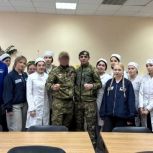 Участники СВО встретились со студентами Зеленодольского медколледжа