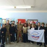 «Единая Россия» организовала встречи школьников и студентов Ульяновской области с ветеранами СВО