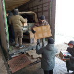 Гуманитарный центр «Единой России» отправляет очередную фуру в зону СВО