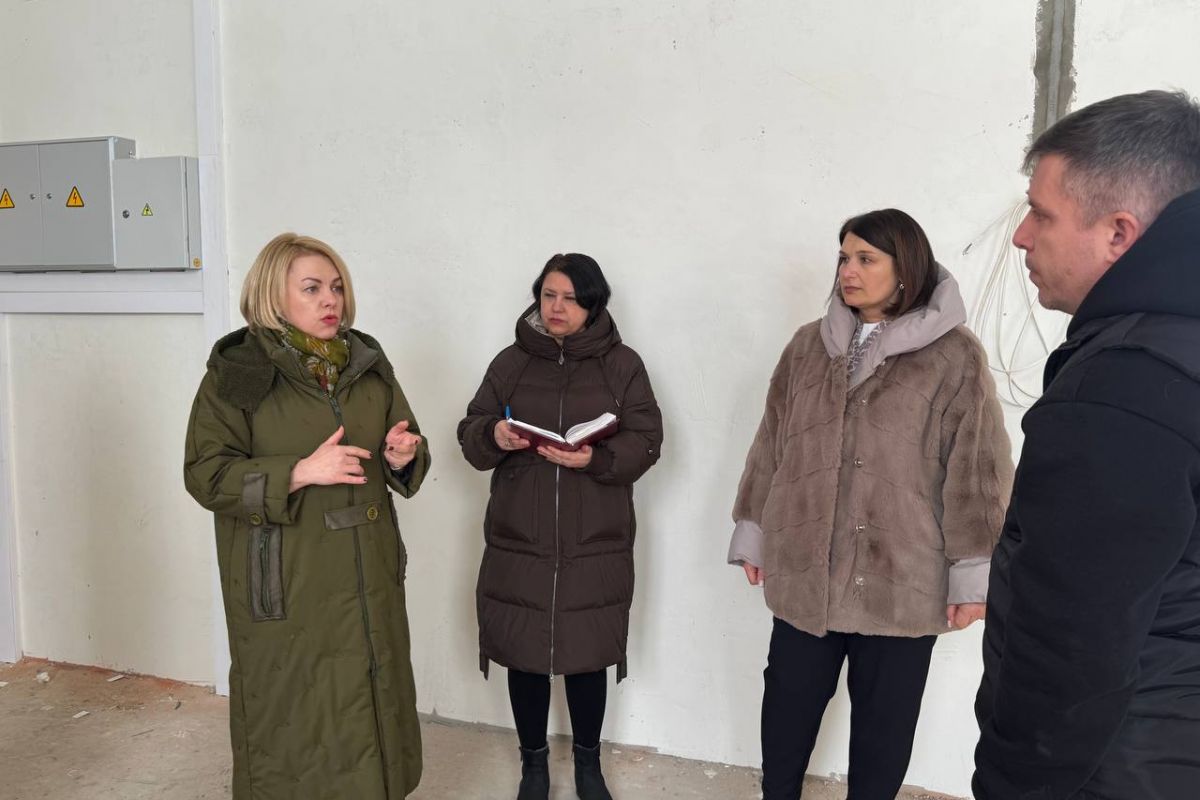 В городе Рассказово в детском саду «Солнышко» приступают к отделке помещений