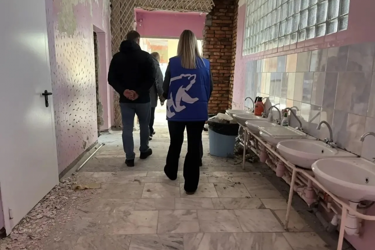 В ковдорской школе   стартовали работы по обновлению здания