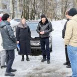 В Рязани состоялось выездное совещание по благоустройству контейнерной площадки в Железнодорожном районе