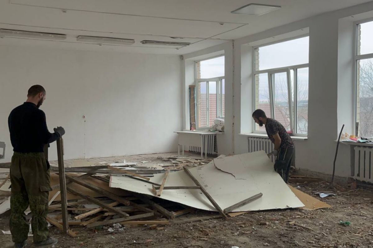 В сельском поселении Псынадаха  капитально ремонтируют школу