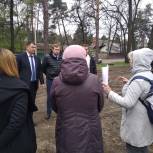 Депутат от «Единой России» обсудил вопросы благоустройства с жителями микрорайона Сомово