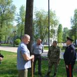 В Перми в память о погибших сотрудниках СОБРа посадили деревья