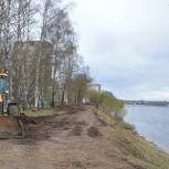 В Твери продолжаются работы по благоустройству Мигаловской набережной