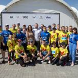 Команда «Единой России» пробежала полумарафон «Забег.РФ»
