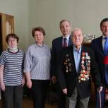 103-летнего ветерана, участника трех войн, поздравили с 9 Мая