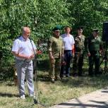 В Тюльганском районе открыли памятный знак ветеранам пограничных войск