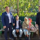 В Азовском районе поздравили ветеранов ВОВ