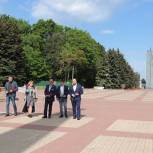 В Курске встретили делегацию единороссов из Москвы