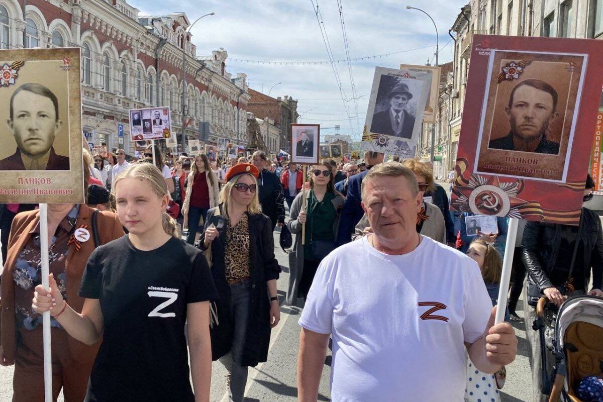 бессмертный полк в кольчугино