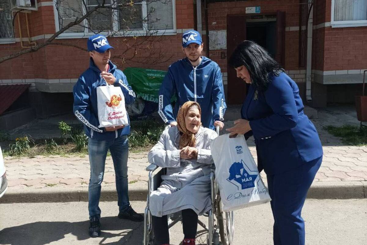 Парад у дома ветерана из Луганска прошел в Ейске