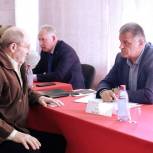 Выездной приём жителей провели партийцы в теротделе Колтовский городского округа Кашира