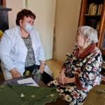 В Воронеже «Единая Россия» организовала медобследование на дому для участницы Великой Отечественной войны