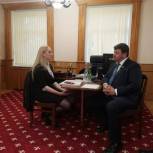Геннадий Ягубов обсудил с руководителем ставропольской общественной организации вопросы поддержки многодетных семей