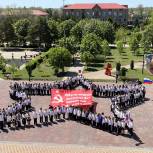 В Ставропольском крае активисты «Единой России» организовали флешмоб в поддержку участников СВО