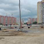 Строительство школы в Череповце на улице Ленинградской идет полным ходом
