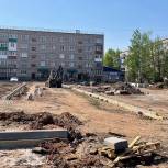 В рамках партпроекта «Городская среда» в Бирске продолжается благоустройство территории