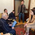 Активисты «Единой России» в Дагестане посещают ветеранов ВОВ в преддверии Дня Победы