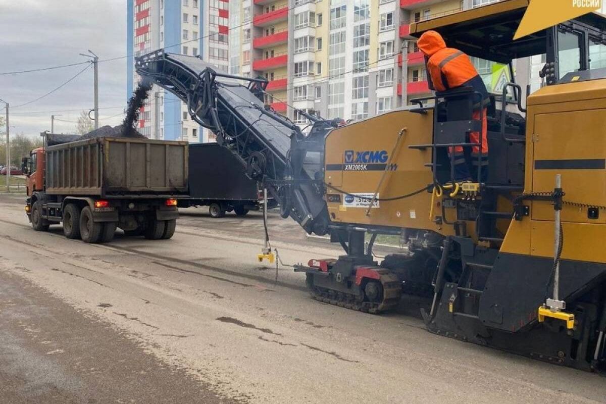 В Кирове начался ремонт ул. Чистопрудненской