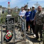 В Астрахани «Единая Россия» установила новые памятники на заброшенных могилах героев