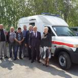 В Кирсинское поселение Верхнеуральского района передали автомобиль скорой помощи
