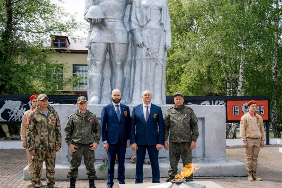 В Сергиевске накануне Дня Победы зажегся Вечный огонь | 05.05.2023 | Самара  - БезФормата