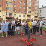 В Ленинском районе Самары по инициативе жителей открылась новая спортивная площадка