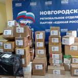 "Единая Россия" отправила более 300 коробок гуманитарной помощи на фронт