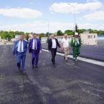 Александр Богомаз посетил ряд объектов, строящихся в Брянске