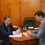Заур Аскендеров встретился с ответственным секретарем Бюро Высшего Совета Партии «Единая Россия» Денисом Кравченко