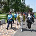 В Ставропольском крае активисты партпроекта «Старшее поколение» провели акцию «Шаги здоровья»
