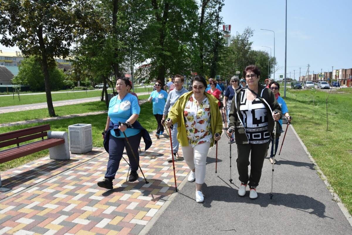 В Ставропольском крае активисты партпроекта «Старшее поколение» провели акцию «Шаги здоровья»