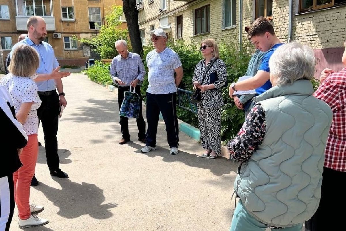 Алексей Ишутин провел мониторинг благоустройства дворов в Советском округе  Тулы