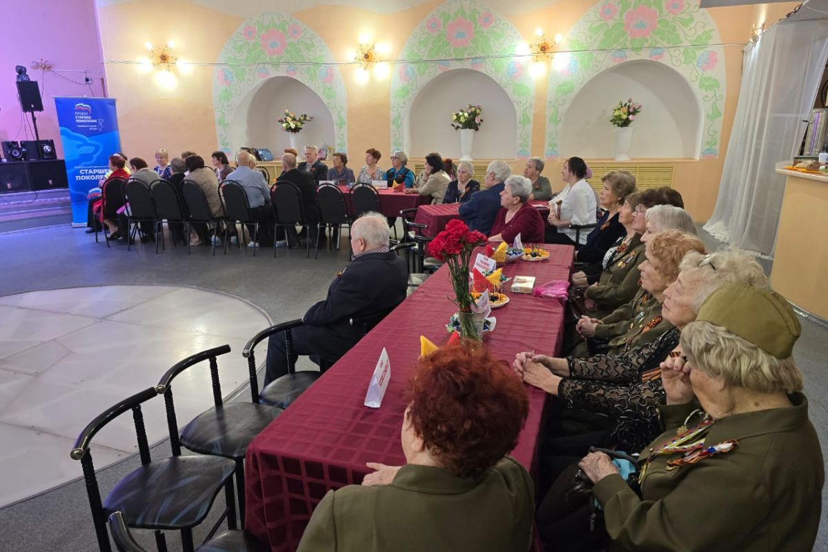 Партийный проект «Старшее поколение» провел акцию «Вальс Победы» накануне 9 мая