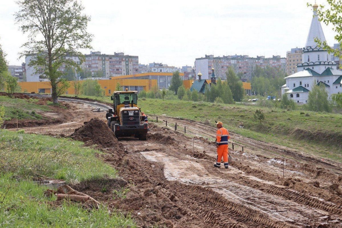 В Нижнем Новгороде началось благоустройство Касьяновского оврага