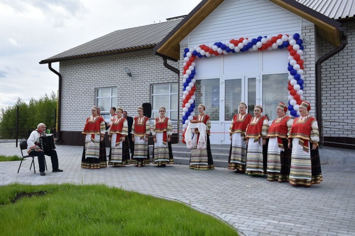 В селе Поплевино Ряжского муниципального округа открыли новый дом культуры