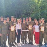 В Янтарном прошла ежегодная военно-спортивная игра «Тропа памяти», посвящённая военным подвигам красноармейца Михаила Семёновича Любушкина