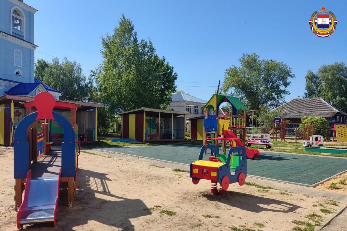 В Теньгушеве благоустроили игровую площадку в детском саду