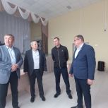 «Партийный десант» продолжает мониторинг работ социально-значимых объектов Медведевского района