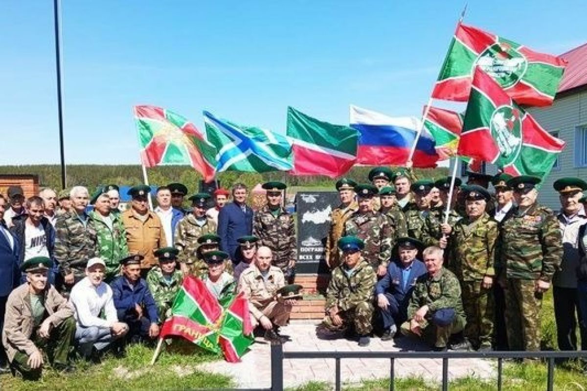 В Дрожжановском районе открыли шестой памятник пограничникам