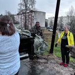 Жители Умбы вышли на субботник