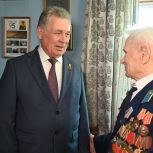 Александр Романенко побывал в гостях у ветерана Великой Отечественной войны Владимира Кушпелева
