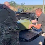 Военнослужащим на Херсонском направлении передали оборудование РЭБ от Единой России и фонда «Наша правда»