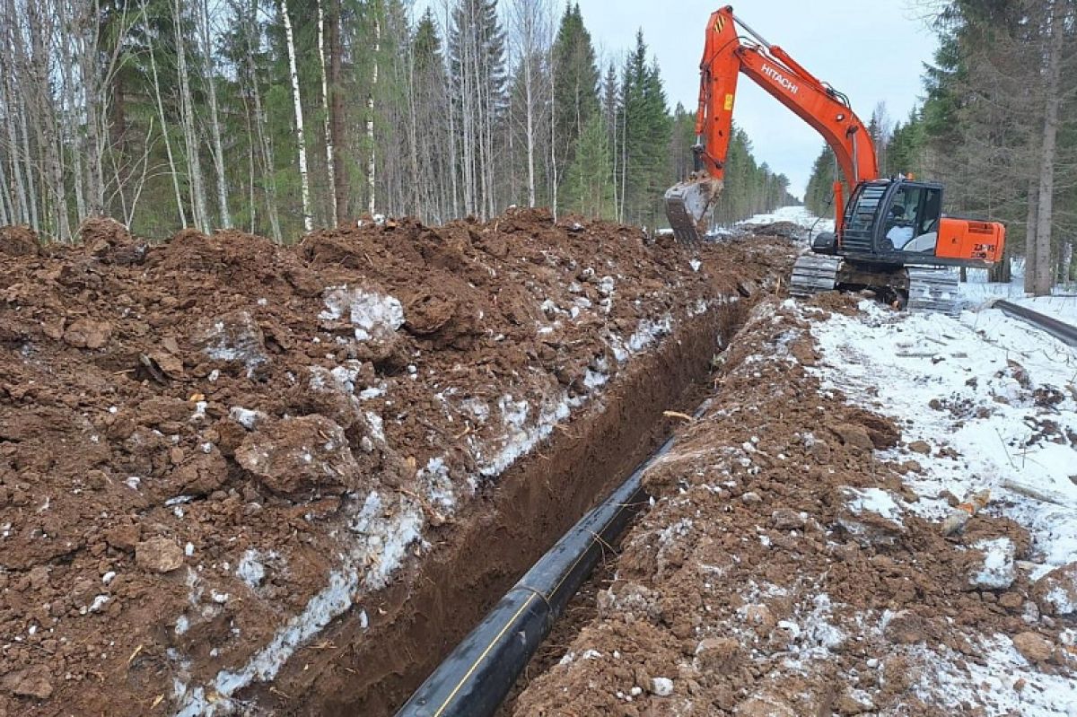 В Поморье строительство трех крупных газопроводов общей протяженностью 99  км планируют завершить в 2025 году