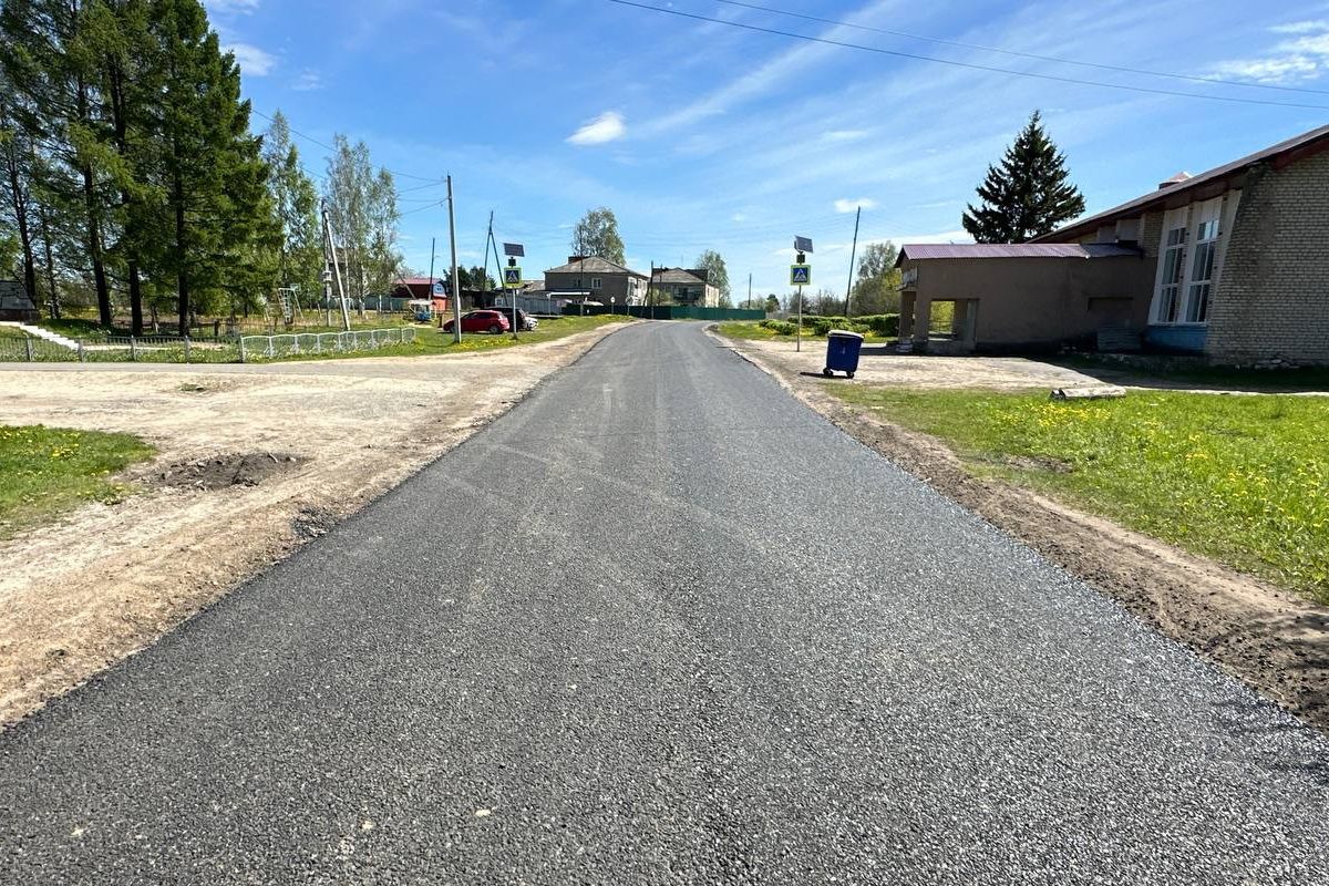 Самый объемный в этом году ремонт дороги в Уренском округе планируют завершить до конца июля