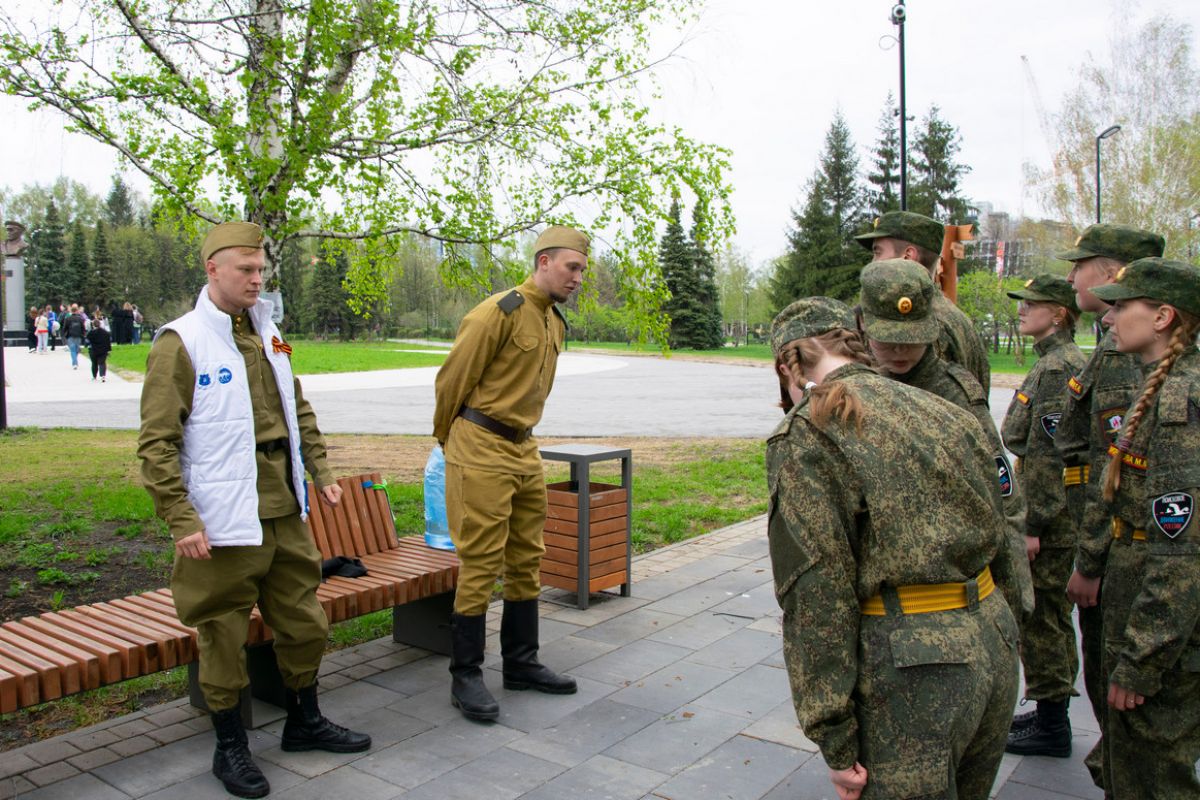 В Кемерове прошел военно-патриотический квест «Дорогами войны»