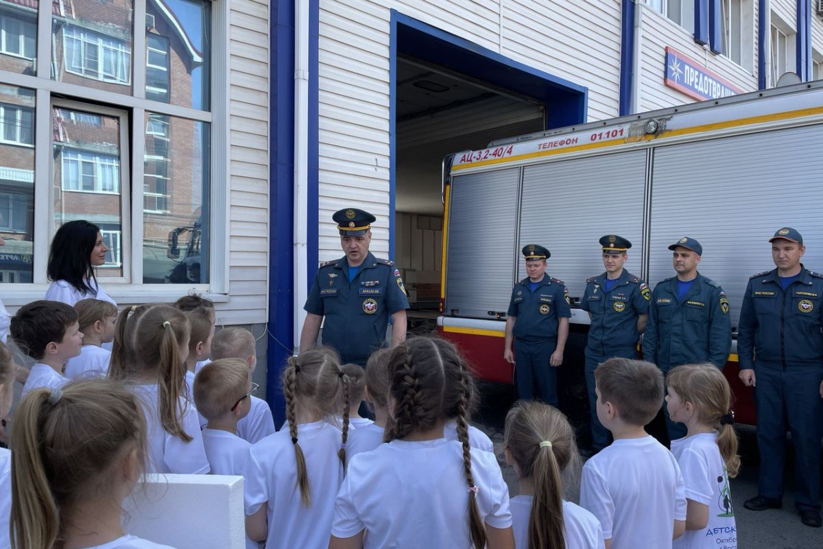 «Единая Россия» и донское управление МЧС России пригласили ростовских дошкольников на экскурсию в музей пожарной охраны