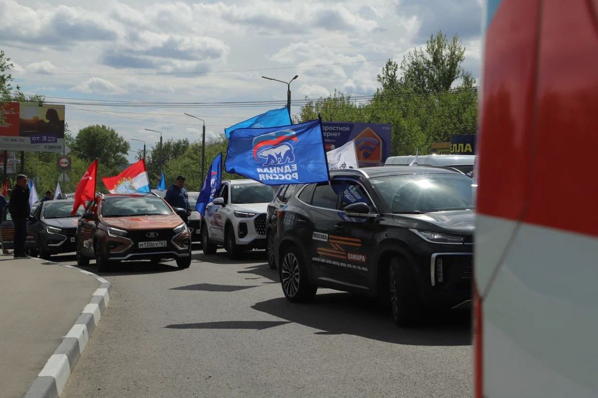 Туляки встретили автопробег «Самара - Саратов - Воронеж - Курск - Тула - Москва»